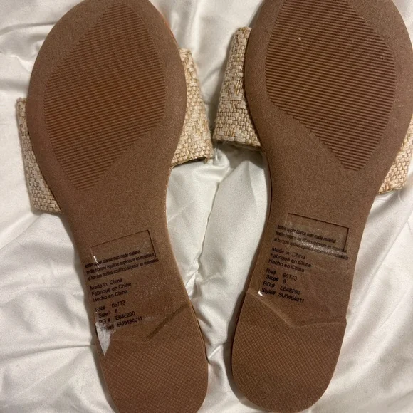 O'Neill Natalie Women's Cream and Brown Slide Sandals - Picture 4 of 5